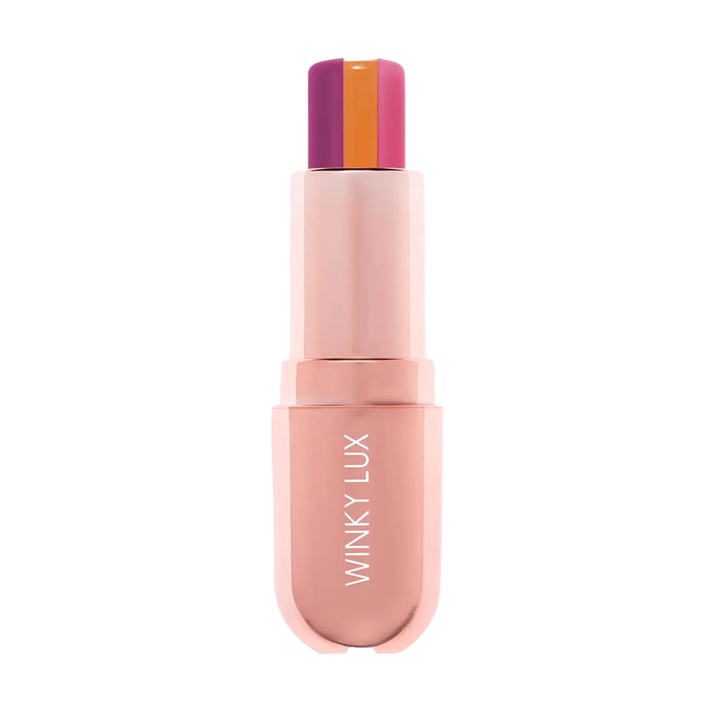 Winky Lux Sorbet Tri-Color Tinted Lip Balm – Hydrating Lip Balm, Sheer Pink Tint, Nourishing Lip Care with Jojoba Oil & Vitamin E, Moisturizes & Softens Dry Lips, Buttery Soft with Pink Coconut Scent