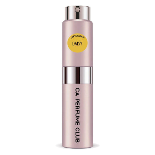 CA Perfume Impression of Daisy for Women Floral Woody Musk Scent Long Lasting Perfumes for Women Eau De Parfum Travel Size Refillable Atomizer Spray 0.27 Fl Oz 8ml
