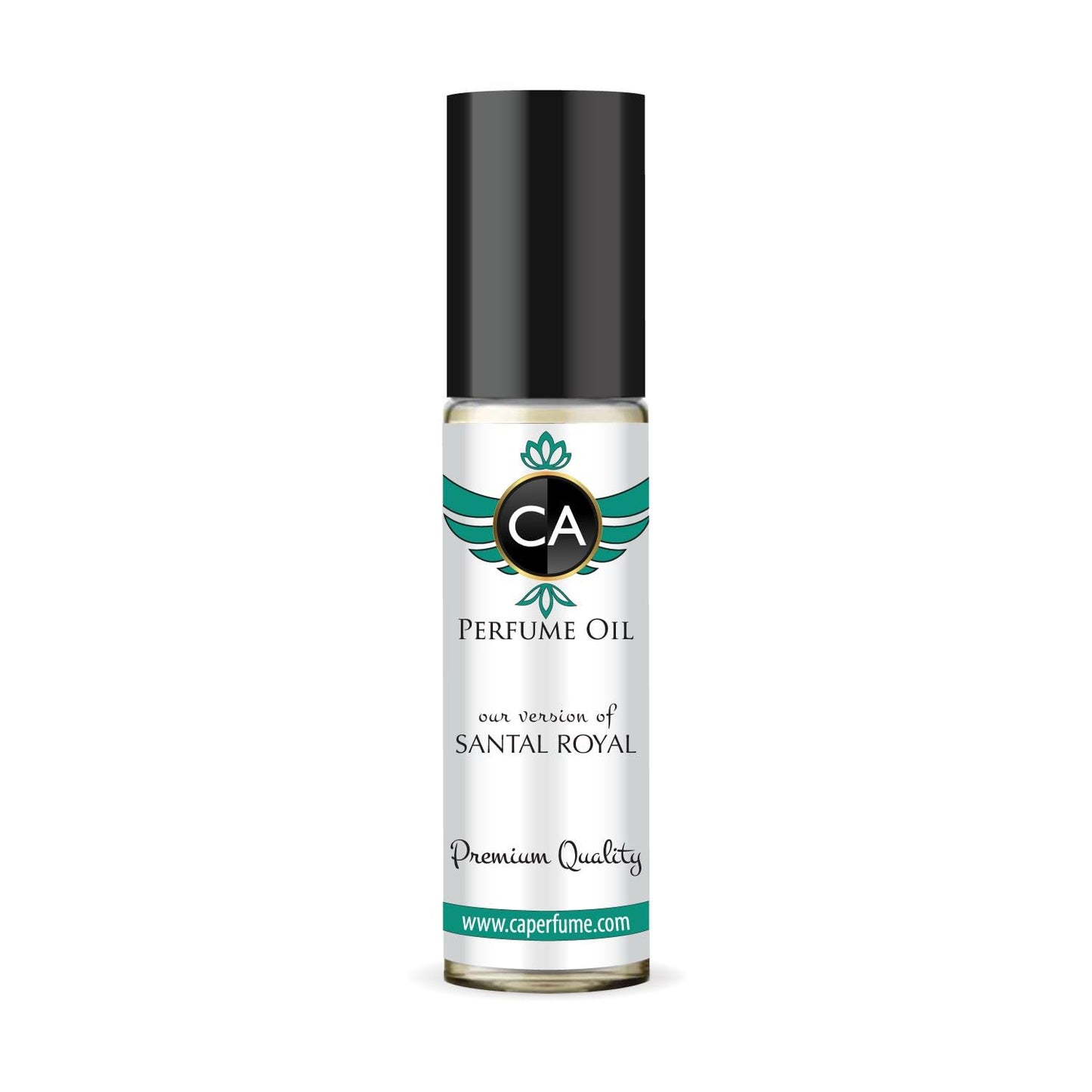 CA Perfume Impression of Santal Royal Unisex Fragrance Oil Amber Woody Scent Long Lasting Perfumes for Women & Men Travel Size TSA Ready Mini Parfum Body Oil Roll-on 0.33 Fl Oz 10ml
