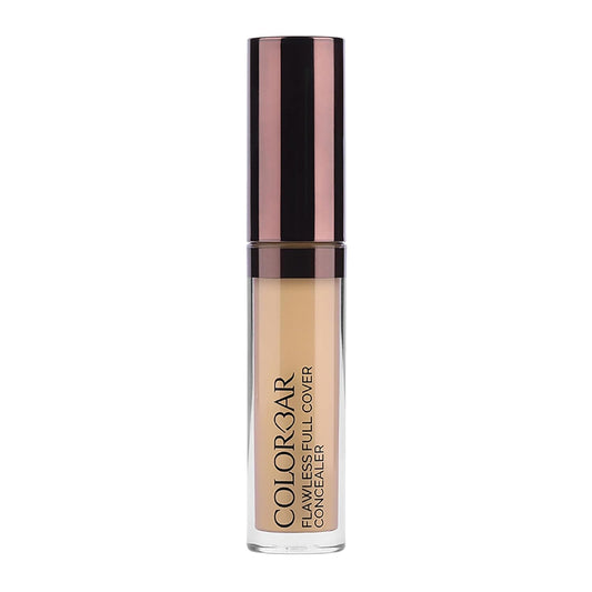 Colorbar Flawless Full Cover Concealer - Face Makeup Concealer with Liquid-to-Powder Formula - Hides Scars and Discoloration - 004 Silk - 0.2 oz