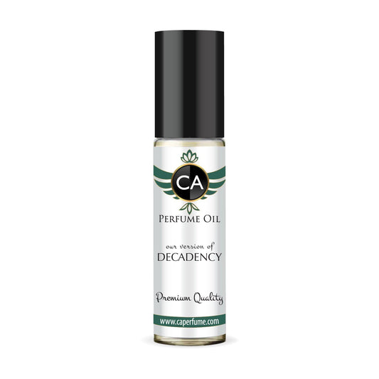 CA Perfume Impression of Decadency for Women Fragrance Oil Amber Floral Scent Long Lasting Perfumes for Women Travel Size TSA Ready Mini Parfum Body Oil Roll-on 0.33 Fl Oz 10ml