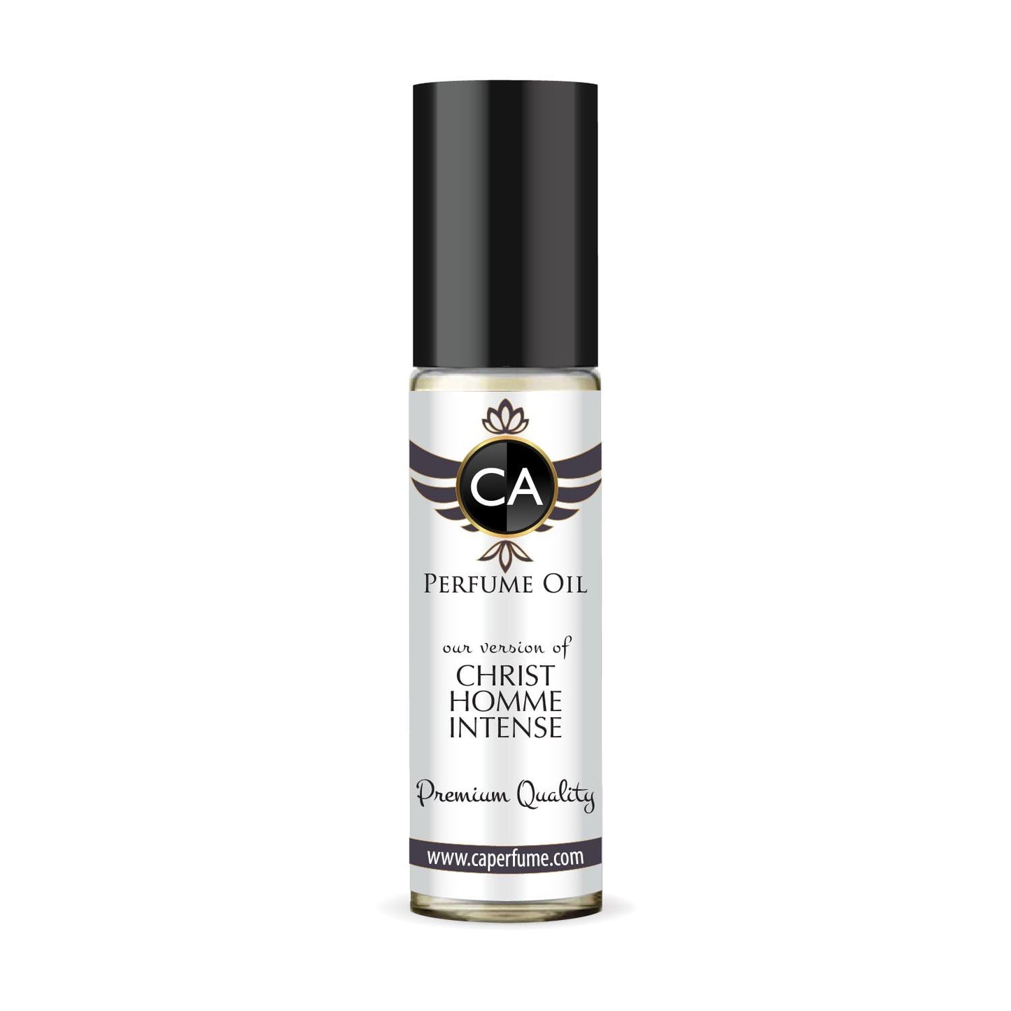 CA Perfume Impression of Homme Intense for Men Fragrance Oil Woody Floral Musk Scent Long Lasting Cologne for Men Travel Size TSA Ready Mini Parfum Body Oil Roll-on 0.33 Fl Oz 10ml