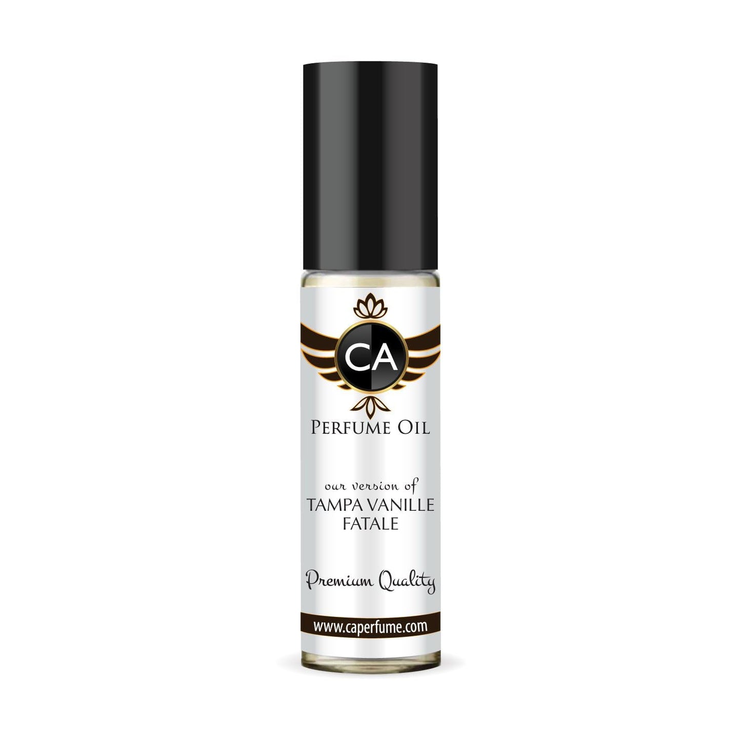 CA Perfume Impression of Tampa Vanille Fatale Unisex Fragrance Oil Amber Vanilla Scent Long Lasting Perfumes for Women & Men Travel Size TSA Ready Mini Parfum Body Oil Roll-on 0.33 Fl Oz 10ml