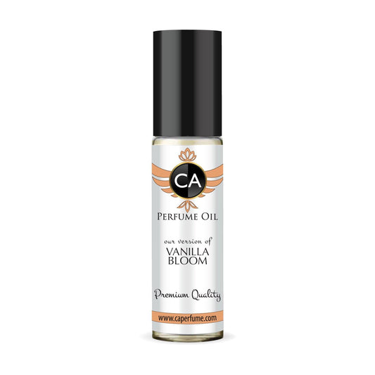 CA Perfume Impression of Vanilla Bloom Unisex Eau De Parfum Amber Scent Long Lasting Unisex Fragrance Travel Size TSA Ready for Day and Night Wear 0.33 Fl Oz 10ml