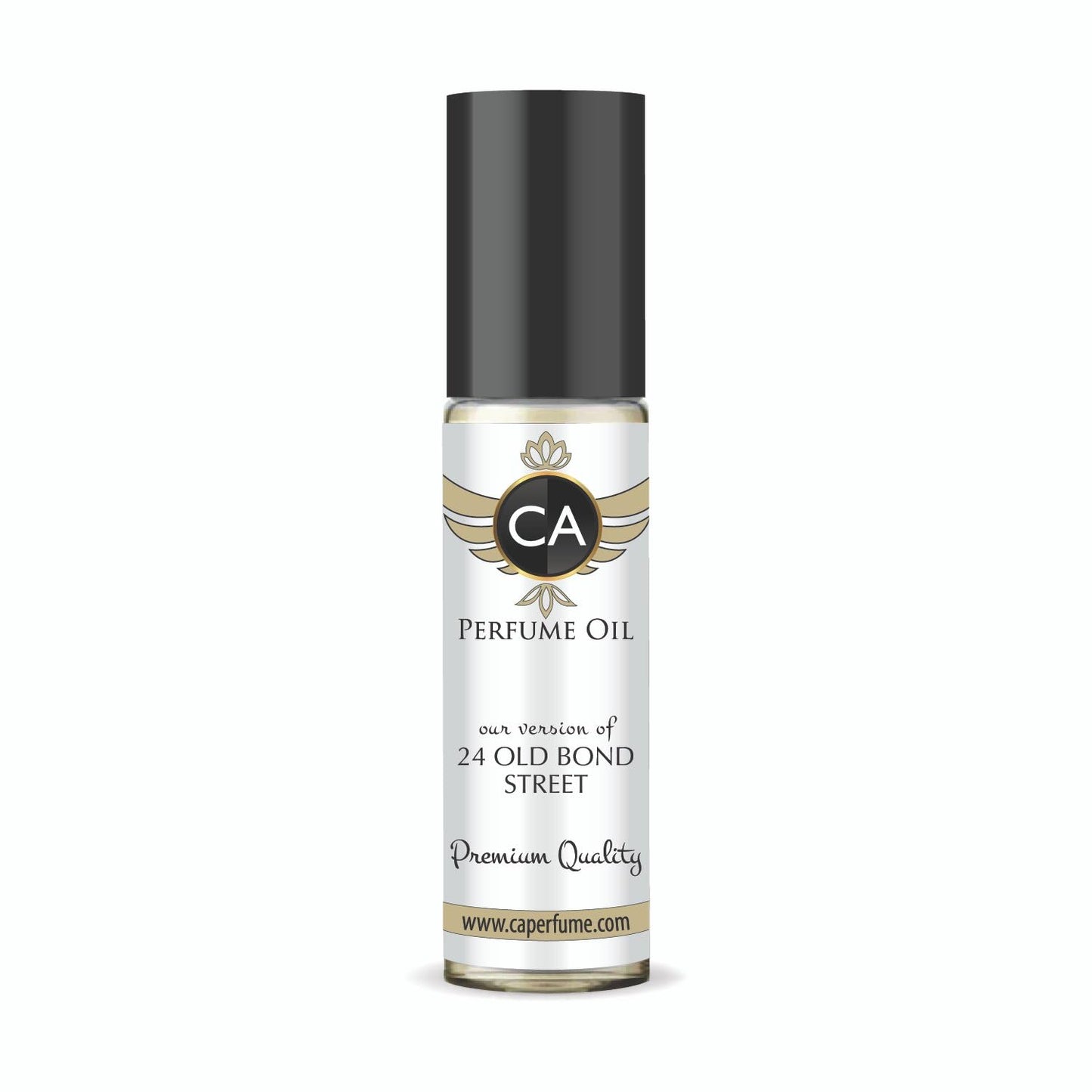 CA Perfume Impression of 24 Old Bond Street Unisex Fragrance Oil Woody Aromatic Scent Long Lasting Perfumes for Women & Men Travel Size TSA Ready Mini Parfum Body Oil Roll-on 0.33 Fl Oz 10ml