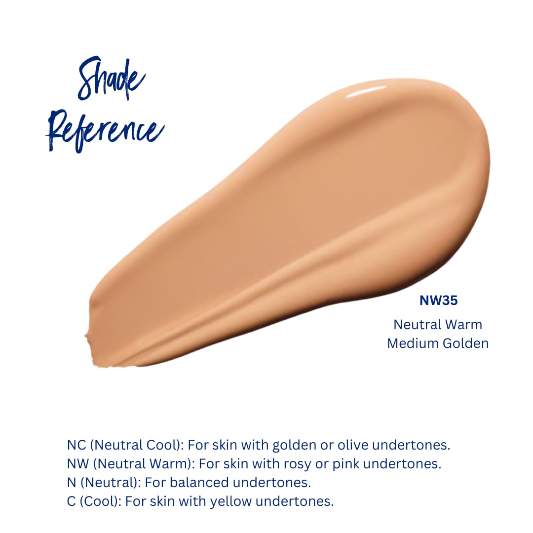 Best Bronze Bombshell Body Makeup - Tattoo Cover Up Makeup & Body Foundation Waterproof - Tattoo Concealer Waterproof for Scars, Varicose Veins Cover Up & Leg Foundation (NW35 Tawny Beige)