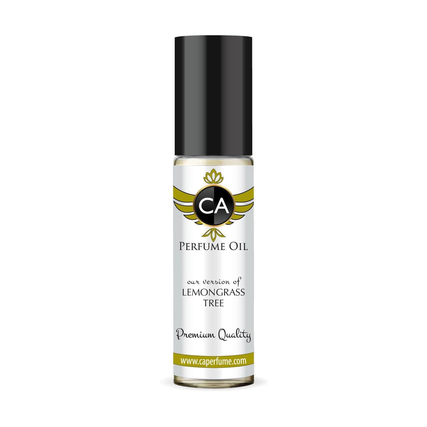 CA Perfume Originals Lemongrass Tree Unisex Fragrance Oil Citrus Aromatic Scent Long Lasting Perfumes for Women & Men Travel Size TSA Ready Mini Parfum Body Oil Roll-on 0.33 Fl Oz 10ml
