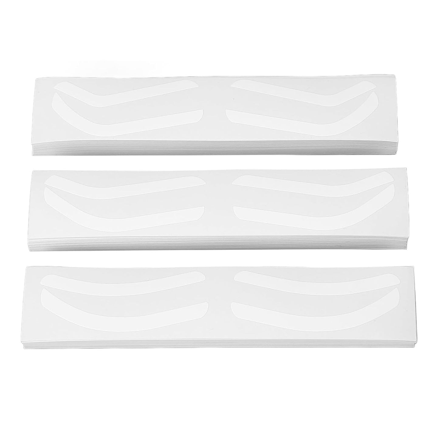 150 Sheets Eyebrow Airbrush Sticker Stencil Eyebrow Stencil Mascara Stencil Stickers Disposable Eyebrow Shaping Template Eyebrow Tint Sticker for All Face Shapes and Sizes
