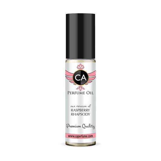 CA Perfume Originals Raspberry Rhapsody Unisex Fragrance Oil Floral Fruity Scent Long Lasting Perfumes for Women & Men Travel Size TSA Ready Mini Parfum Body Oil Roll-on 0.33 Fl Oz 10ml