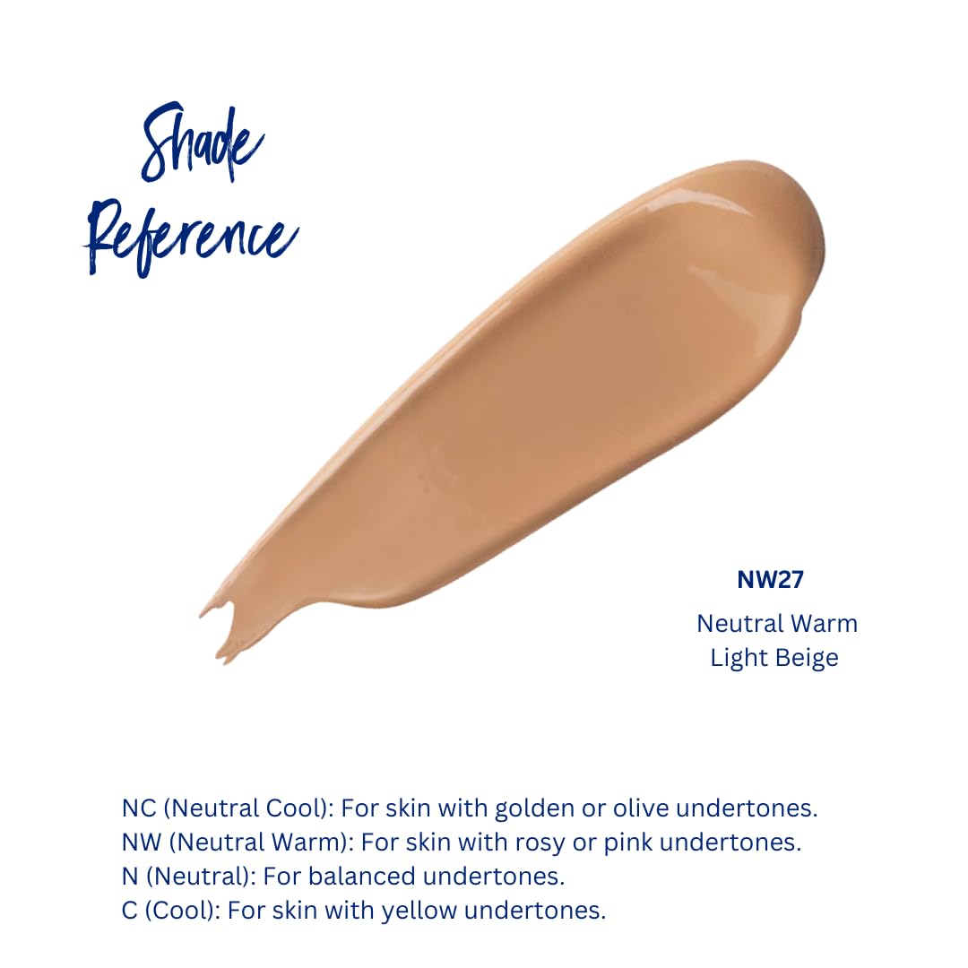 Best Bronze Bombshell Body Makeup - Tattoo Cover Up Makeup & Body Foundation Waterproof - Tattoo Concealer Waterproof for Scars, Varicose Veins Cover Up & Leg Foundation (NW27 Light Beige)