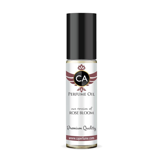 CA Perfume Originals Rose Bloom Unisex Fragrance Oil Floral Scent Long Lasting Perfumes for Women & Men Travel Size TSA Ready Mini Parfum Body Oil Roll-on 0.33 Fl Oz 10ml