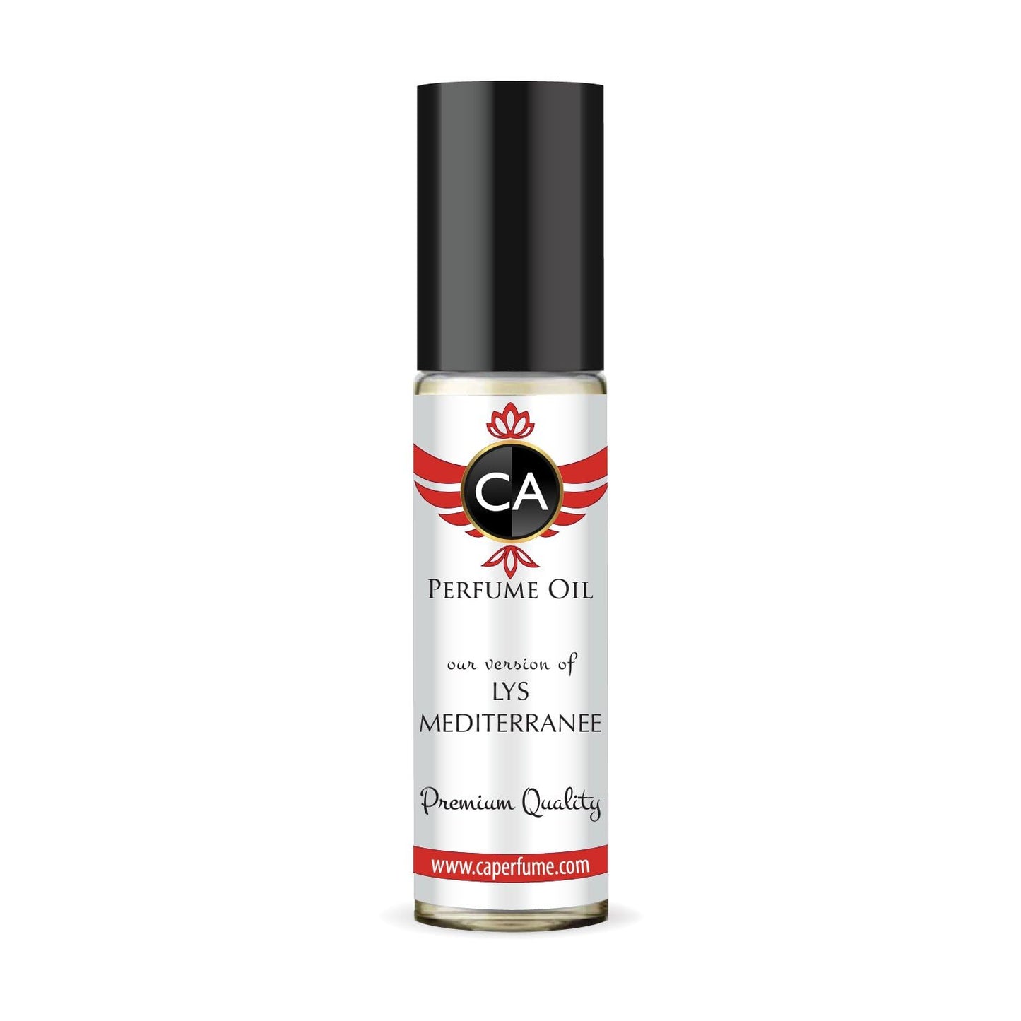 CA Perfume Impression of Lys Mediterranee Unisex Fragrance Oil Floral Scent Long Lasting Perfumes for Women & Men Travel Size TSA Ready Mini Parfum Body Oil Roll-on 0.33 Fl Oz 10ml