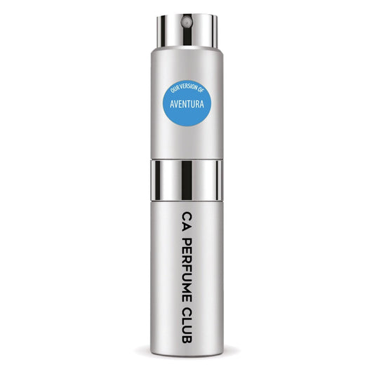 CA Perfume Impression of Aventura for Men Chypre Fruity Scent Long Lasting Cologne for Men Eau De Parfum Travel Size Refillable Atomizer Spray 0.27 Fl Oz 8ml