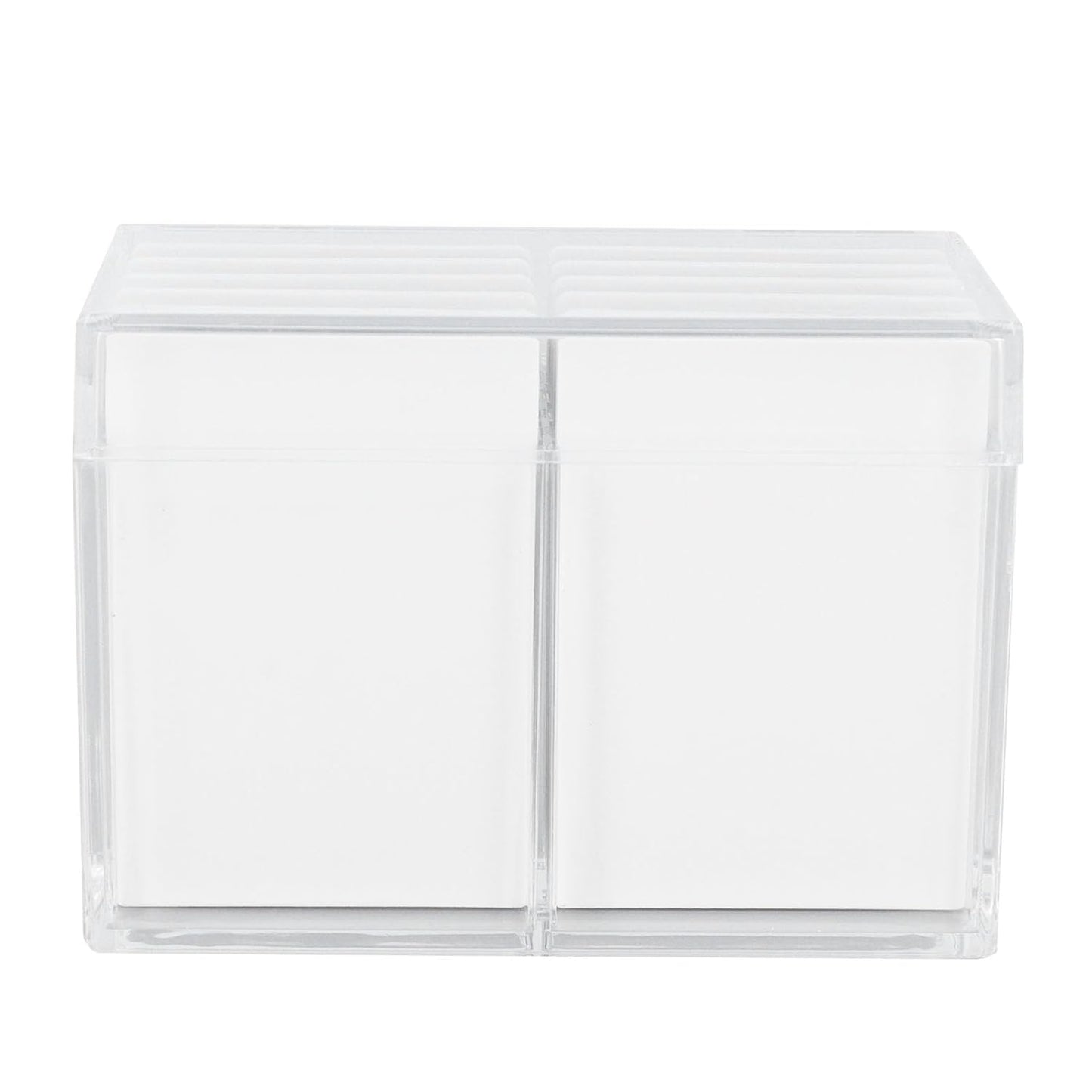 10 Layers Acrylic Eyelash Storage Box with Magnetic Bottom Extension Grafting Tool False Eyelashes Glue Pallet Holder (Transparent)