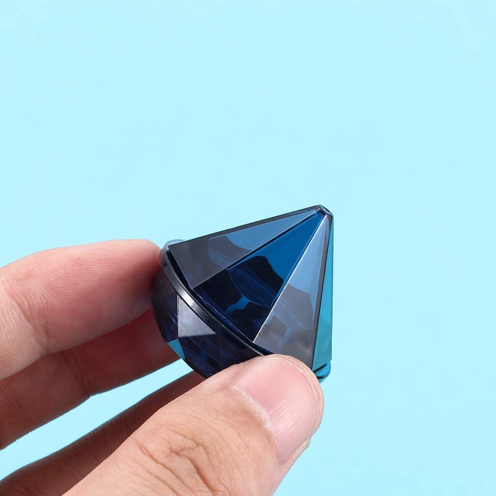 50 Pack 5 Gram5 ML Empty Clear Jars Diamond shaped Plastic Cosmetic Jars Makeup Samples Pot with Lids Trial Case Refillable Cosmetics Cream Box for Lotion Lip Balm Eyeshadow Nails (Royal