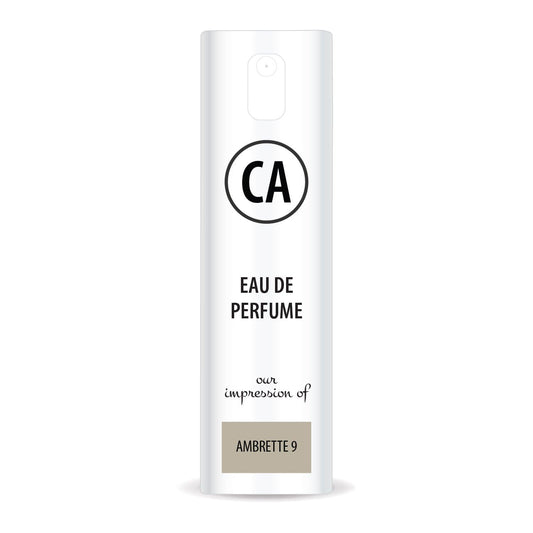 CA Perfume Impression of Ambrette 9 Unisex Eau De Parfum Aromatic Scent Long Lasting Unisex Fragrance Travel Size TSA Ready for Day and Night Wear 0.33 Fl Oz 10ml