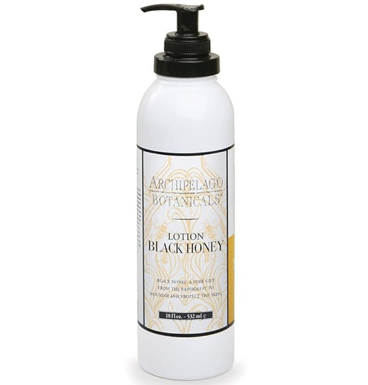 Archipelago Botanicals Black Honey Lotion, Hydrating Lotion for Nourished and Healthy Skin, Scented Body Lotion Free from Parabens, Phthalates and GMOs (18 oz)