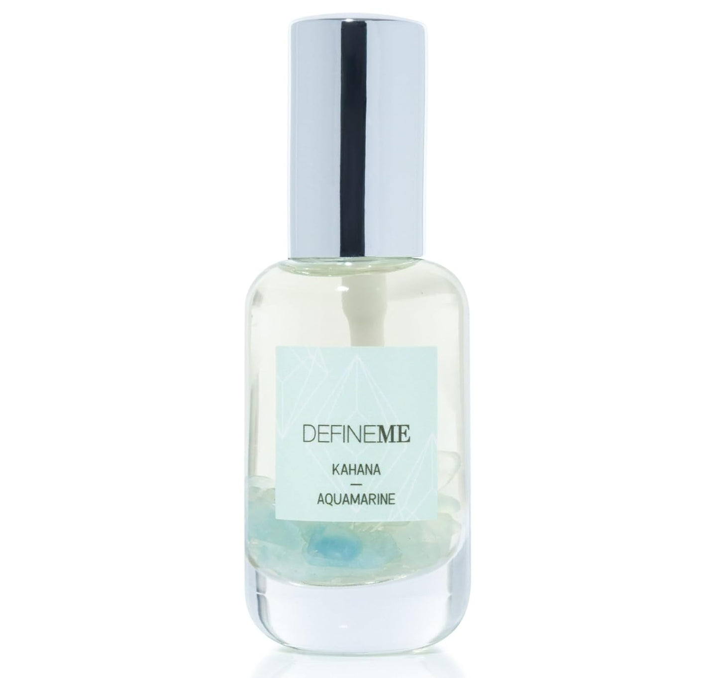 DefineMe Aquamarine Crystal Infused Natural Perfume Mist, Kahana Scent, 0.95 FL OZ
