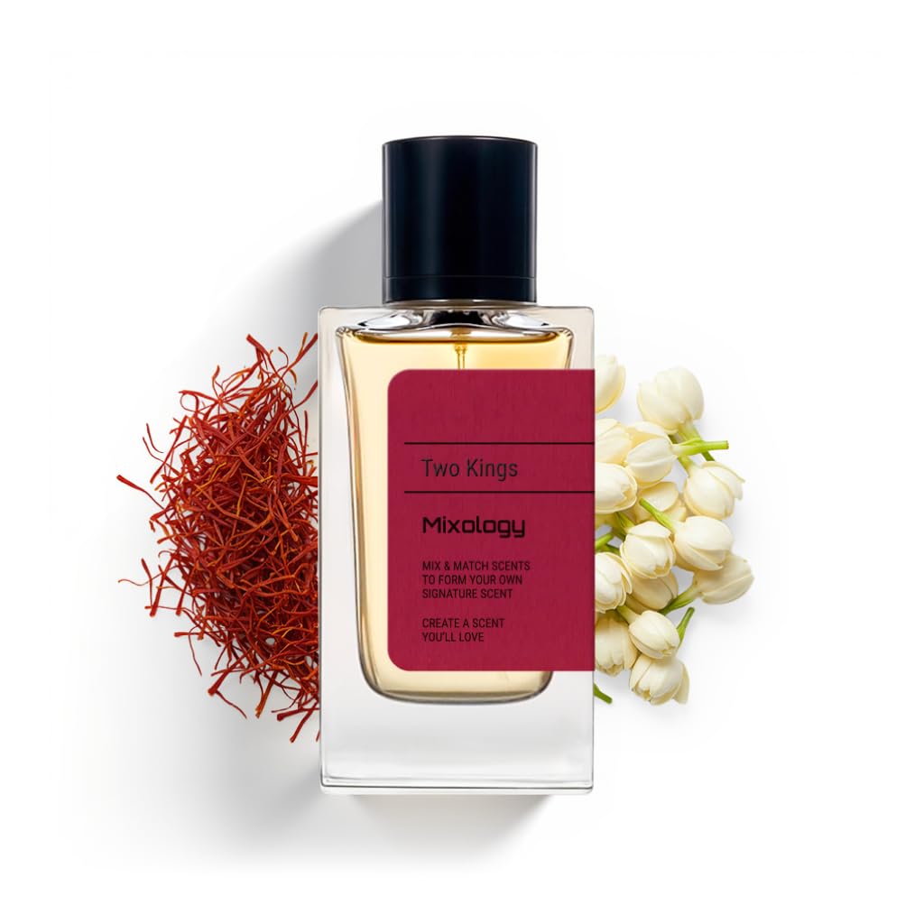 Two Kings Mixology Eau de Parfum - Mixture of B.acarat and Aventus, Unisex Perfume 3.4 Fl Oz (100ml)