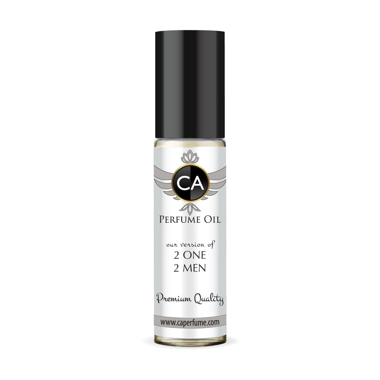 CA Perfume Impression of 2 One 2 Men Fragrance Oil Woody Floral Scent Long Lasting Cologne for Men Travel Size TSA Ready Mini Parfum Body Oil Roll-on 0.33 Fl Oz 10ml