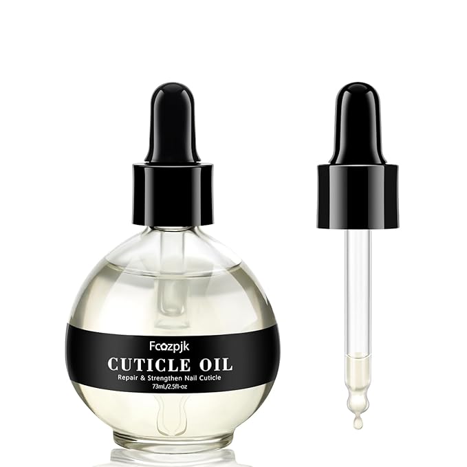 Cuticle Oil, Revitalizing Cuticle Oil for Nails with Vitamin E Green Tea Cuticle Oil Scented Repairs Cuticles Nail Treatment Moisturizing Nail Strengthener 73ml/2.6 Fl Oz