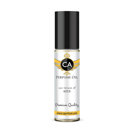 CA Perfume Impression of Kedi Unisex Fragrance Oil Floral Green Scent Long Lasting Perfumes for Women & Men Travel Size TSA Ready Mini Parfum Body Oil Roll-on 0.33 Fl Oz 10ml