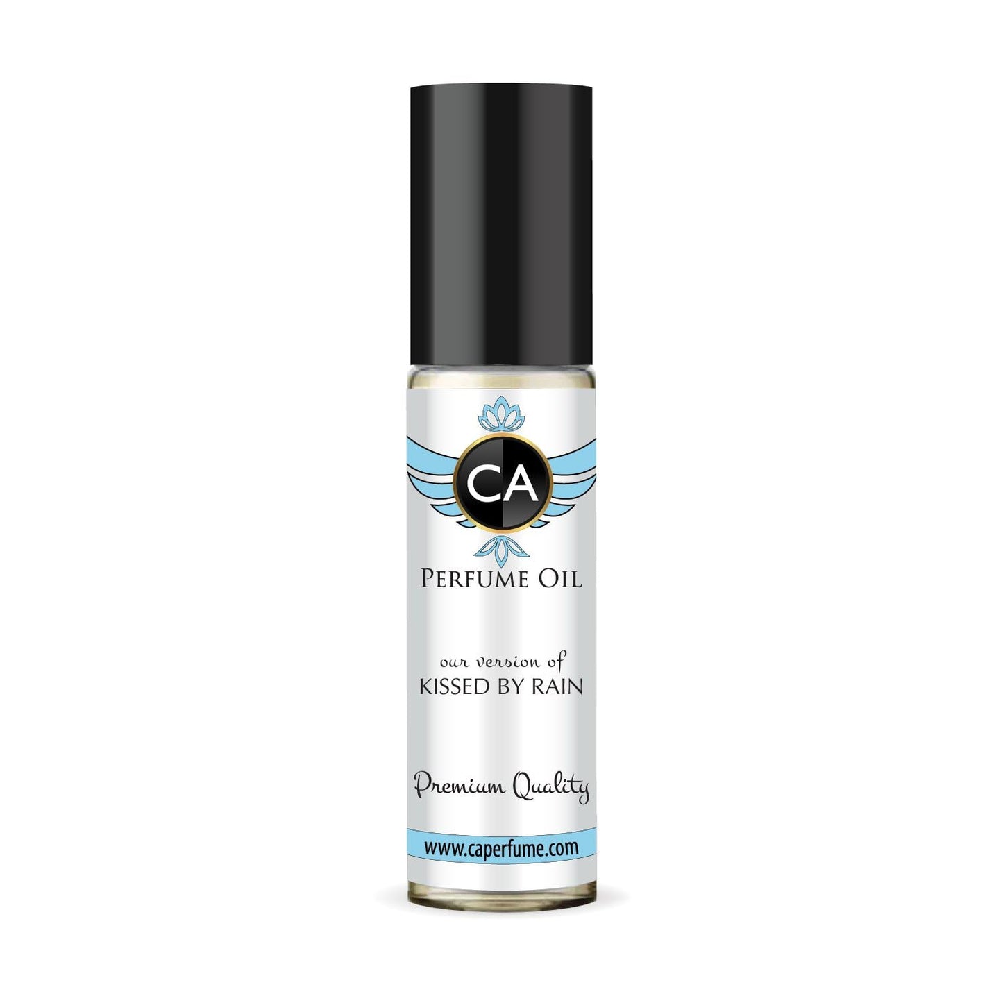 CA Perfume Originals Kissed by Rain Unisex Fragrance Oil Aromatic Aquatic Scent Long Lasting Perfumes for Women & Men Travel Size TSA Ready Mini Parfum Body Oil Roll-on 0.33 Fl Oz 10ml
