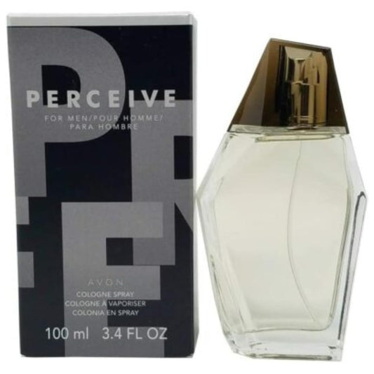 Perceive for Men Eau de Toilette Spray 100ml / 3.4 fl oz – Long Lasting Fresh Fragrance for Men
