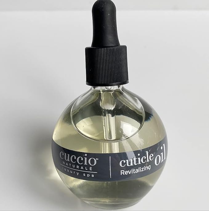Cuccio Naturale Revitalizing ,Hydrating Oil For Repaired Cuticles Overnight - Remedy For Damaged Skin And Thin Nails - Paraben, Cruelty-Free Formula - Peach And Vanilla - 2.5 Oz