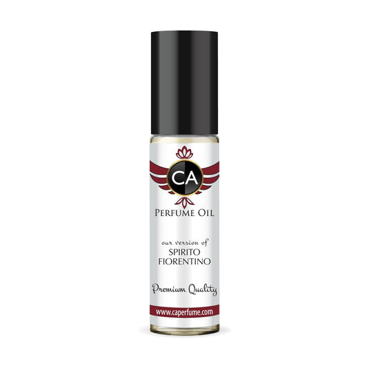 CA Perfume Impression of Spirito Fiorentino Unisex Fragrance Oil Floral Woody Musk Scent Long Lasting Perfumes for Women & Men Travel Size TSA Ready Mini Parfum Body Oil Roll-on 0.33 Fl Oz 10ml