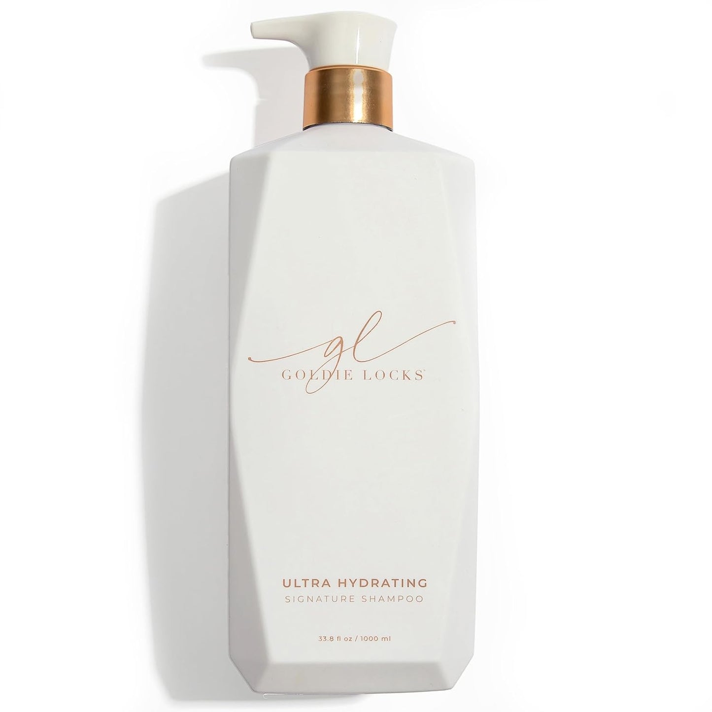 Goldie Locks Ultra Hydrating Shampoo - Sulfate-Free Moisturizing Formula - Maintains Texture and Shine - Safe for Extensions and Color-Treated Hair - Protein-Free - 33.8 fl oz