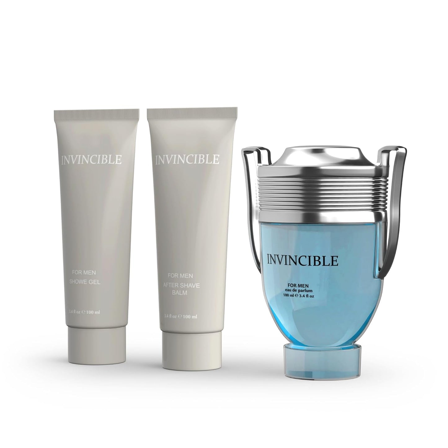 Mens Gift Set - Cologne For Men - Fresh, Masculine, Invigorating, Unique - Grapefruit, Marine Accord, Bay Leaf, Ambergris - (3.4 fl oz / 100 ml each)