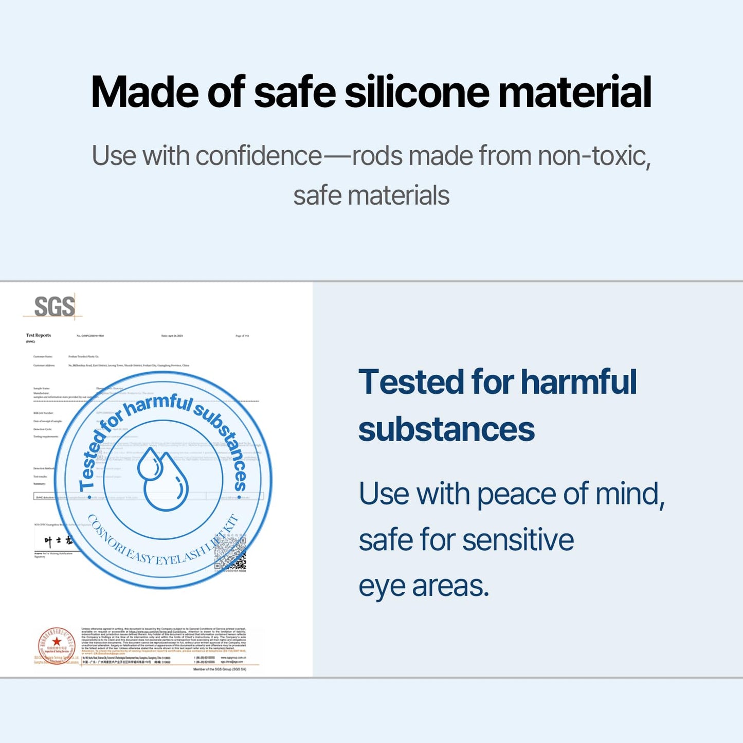 COSNORI Easy Eyelash Lift Kit - DIY Lash Lift Kit – Korean Eyelash Perm with No Glue Rods, 5 Applications, Long-Lasting Curl, Easy At-Home Curling Solution