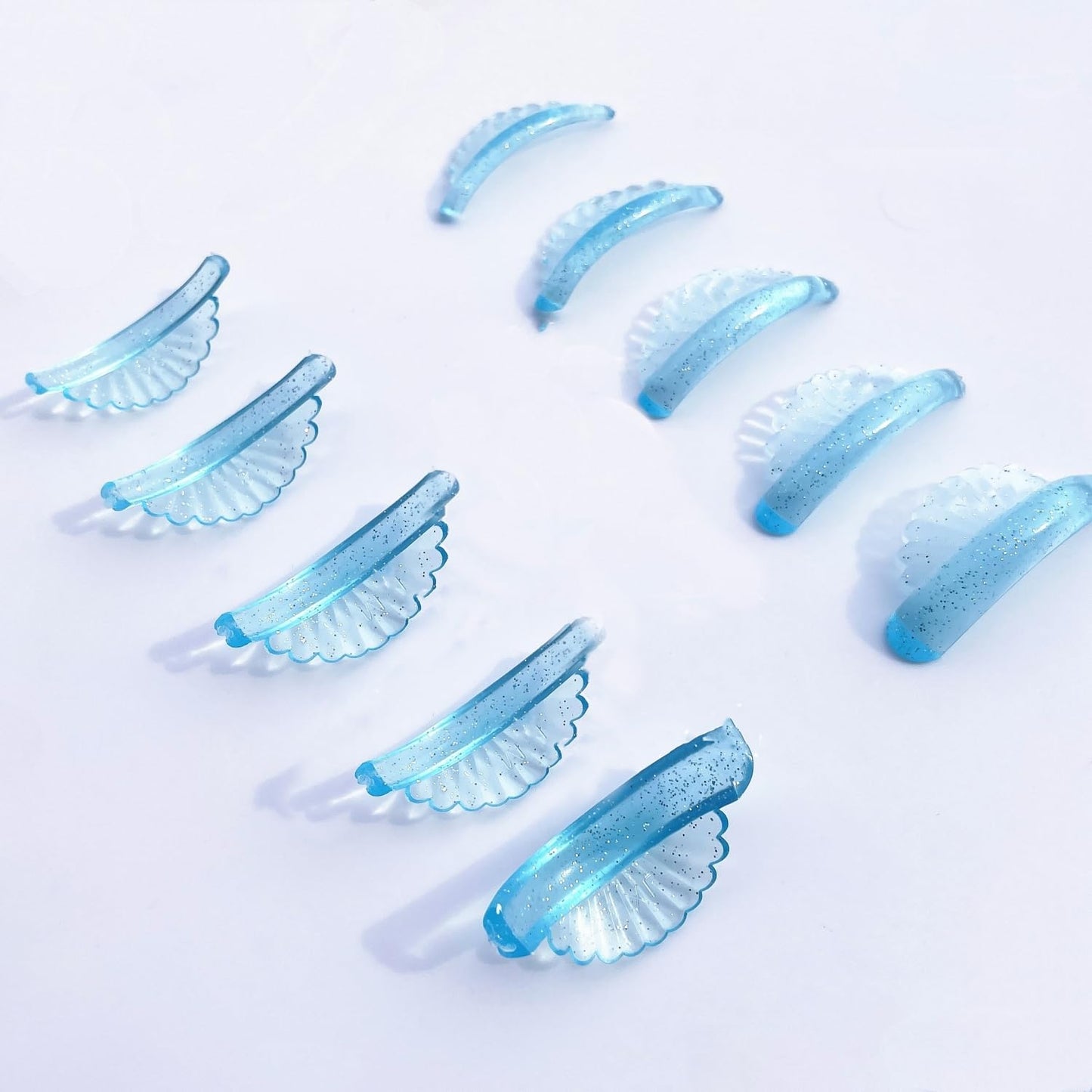 Lash Lift Pads custom Jelly blue shape 3d eye lash perm pads transparent Colorful Extension eyelash silicone rods Recycling lash lift shields
