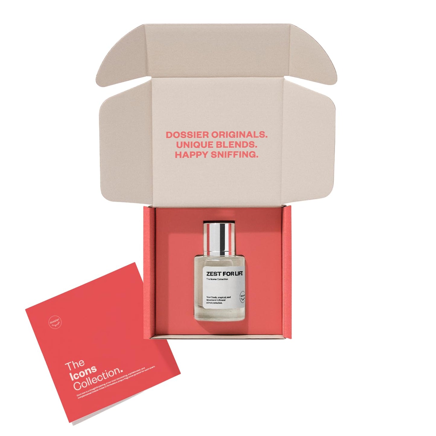 Dossier Original Eau de Parfum - Zest for Life - Unisex - 50 ML Long-lasting Perfume Crafted in France