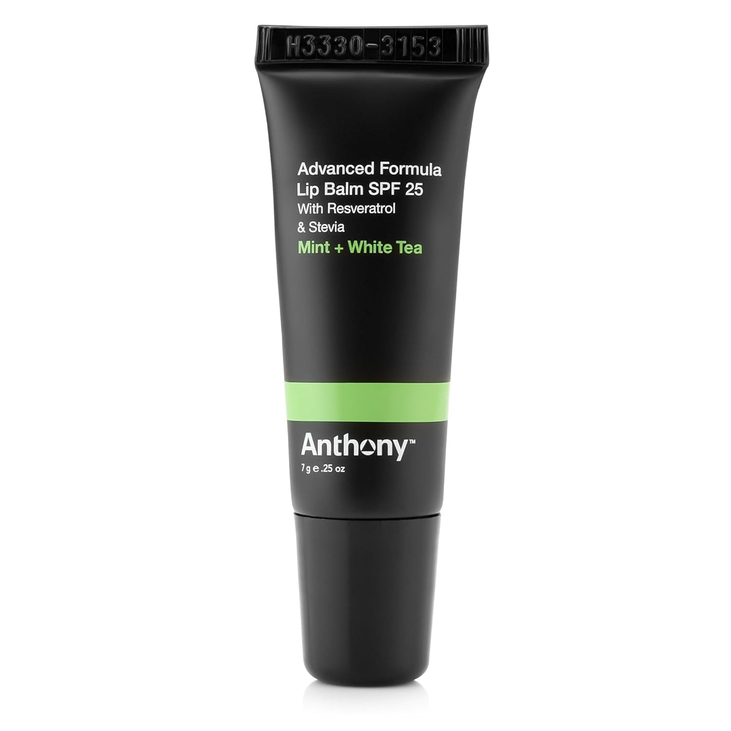 Anthony SPF 25 Lip Balm Sunscreen. Mint and White Tea Flavor, With Green Tea Extract, Shea Butter & Vitamin E, Moisturizing Repair Treatment for Chapped and Dry Lips, Hydrates & Nourishes, 0.25 Oz