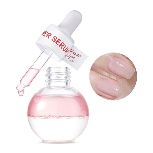 Nail Strengthener,Nail Polish Repair Growth & Conditioning Treatment for Thin,Weak,and Damaged Nails, Nail Ridge Filler Base Coat