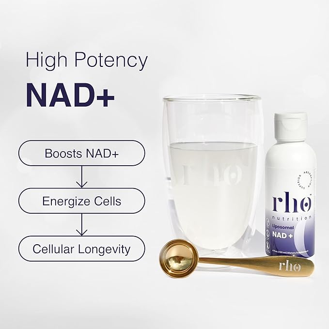 Liposomal NAD+ - Ultra High Absorption Liquid NAD+ Supplement - NMN or Nicotinamide Riboside Alternative - Supports Cellular Longevity, Healthy Aging, Energy Metabolism and Vitality