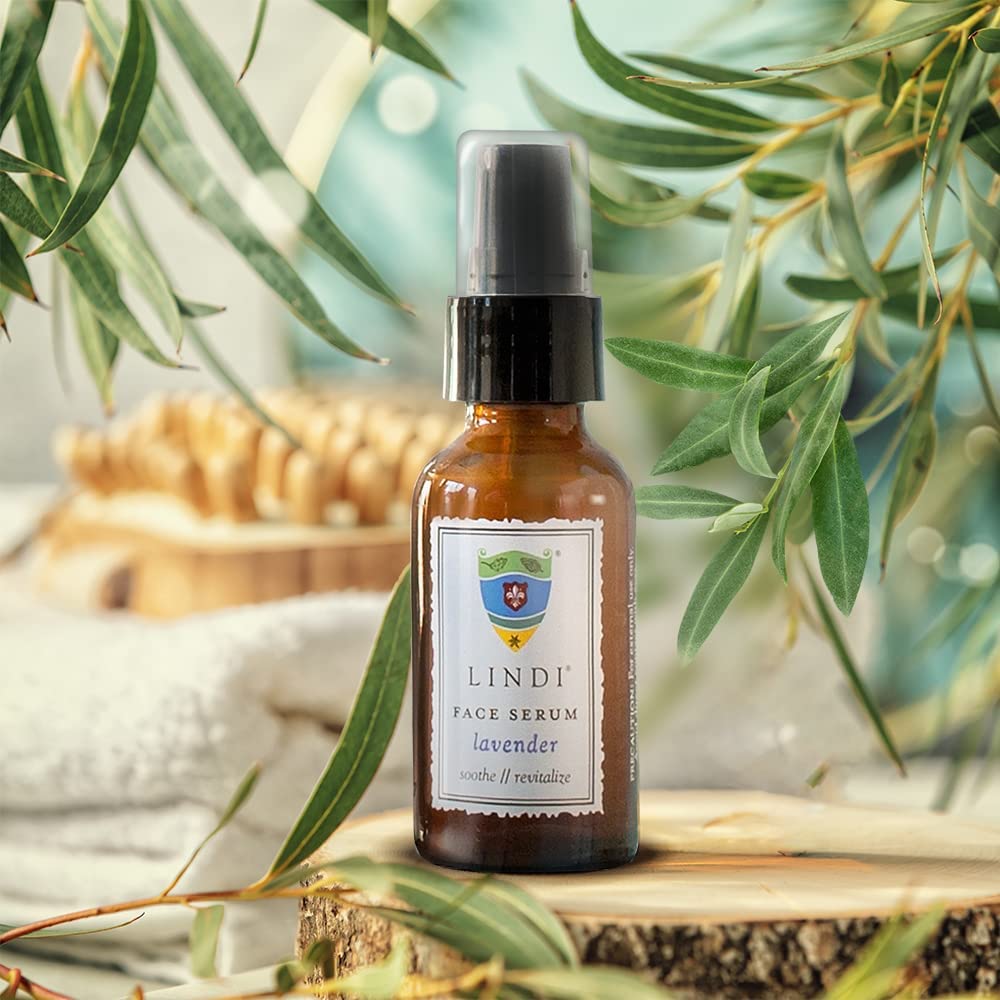 LINDI SKIN Vital Hydration Oncology Skincare Collection Gift Set That Includes Lavender Face Serum, Body Lotion, and Soothing Balm - Non-Irritating Hydrating Products for Dry & Itchy Skin