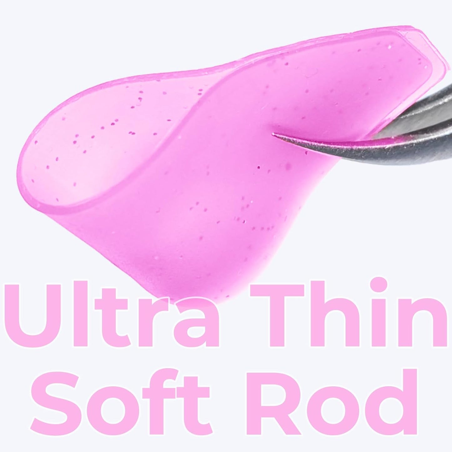 Lash Lift Shields Flat, Lomansa Korean Lash Lift Pads Super Sticky Glueless For NO.1 Perm Soften Lash Lift Rods (Glitter Rose)