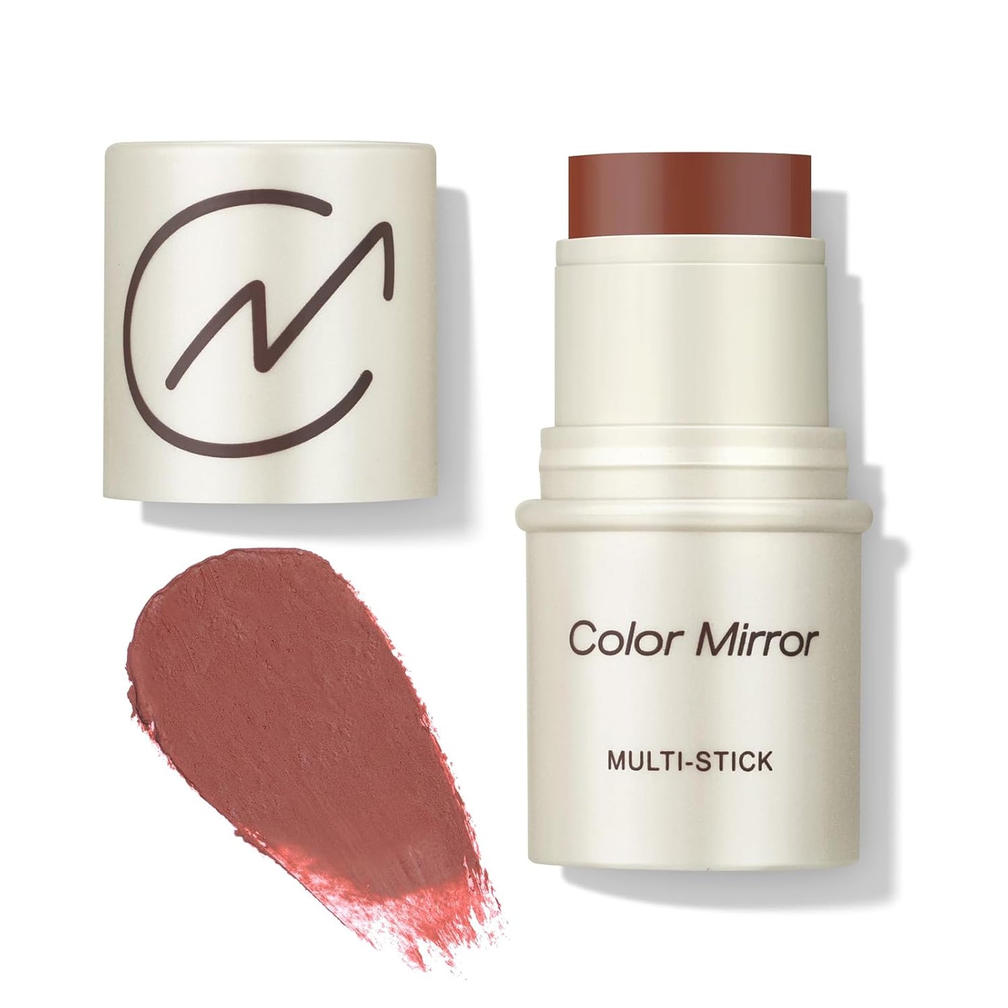 Multi-Use Makeup Stick - Blush, Lipstick, Eyeshadow & Highlighter For All Skin, Buildable Color, Long-Lasting, Lightweight, Natural Soft Finish(57 Caramel Matte), 0.158 oz