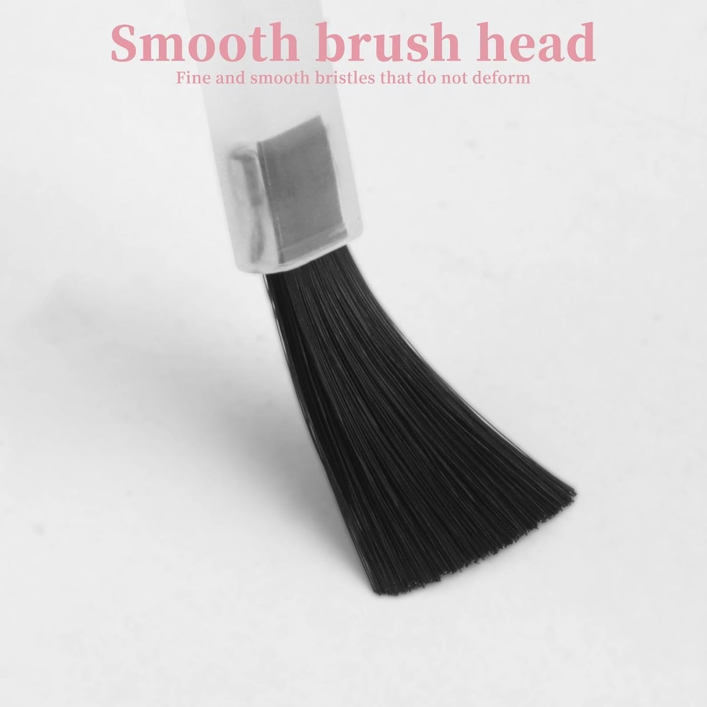 50PCS Disposable Nail Polish Brush, Nail Polish Replacement Brush Art Nail Brush Set with Handle Dip Powder Liquid Replacement Brushes Soft Bristles Nail Brushes