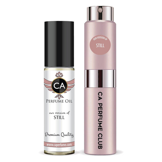CA Perfume Duo Impression of Still For Women Perfume Layering Set Long Lasting Travel Size EDP + Body Oil Roll-On Bottle 0.27 Fl Oz+0.33 Fl Oz