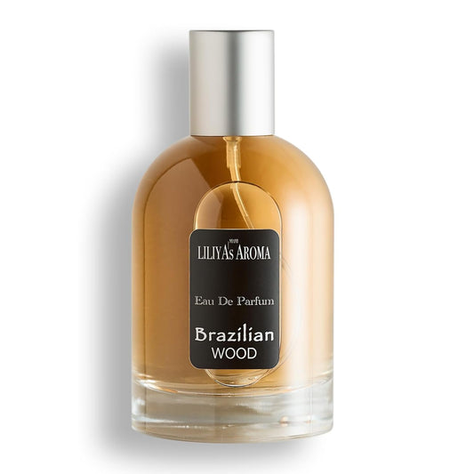 Liliya's Aroma Brazilian Wood Eau de Parfum for Men Tropical Woody Scent, Oriental Fragrance with Sandalwood 3.3 Fl Oz (Brazilian Wood)