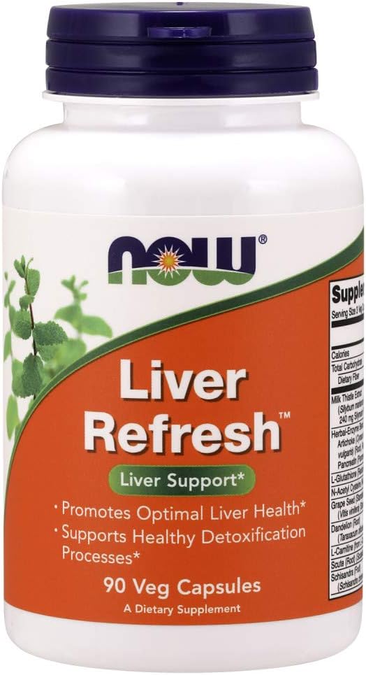 NOW Supplements, Liver Refresh™ with Milk 90 Veg