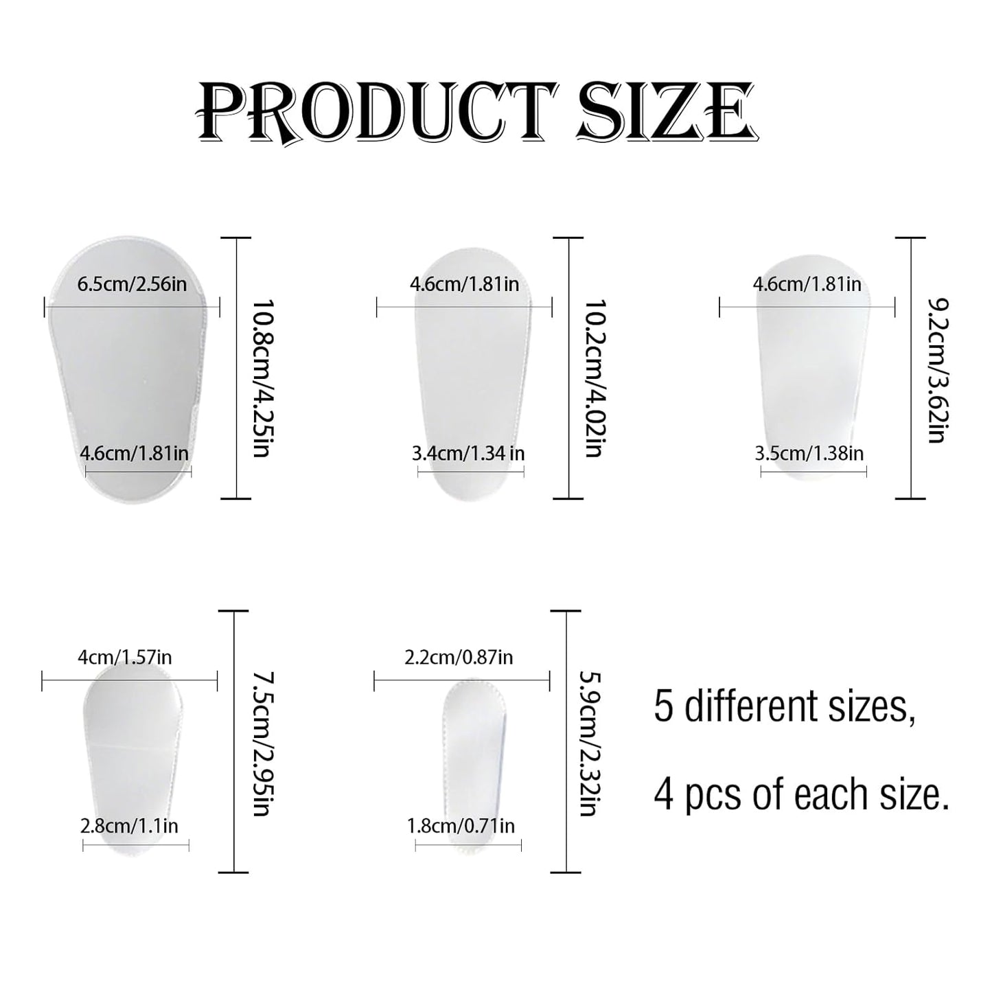 20 Piece Makeup Brush Covers, CYHYII Dustproof Cosmetic Brush Protectors for Travel & Storage, Lightweight and Durable Plastic Brush Guards (Multiple Sizes)