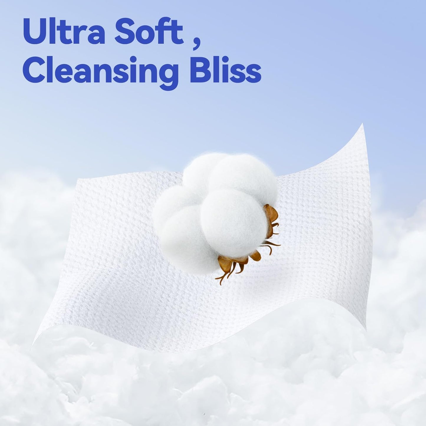 Winner Face Towels, 100% USDA Biobased Facial Towelettes XL, Disposable Face Towel for Sensitive Skin, Ultra Soft Makeup Remover Dry Wipes, Odor-Free, 220 Count, 4 Pack