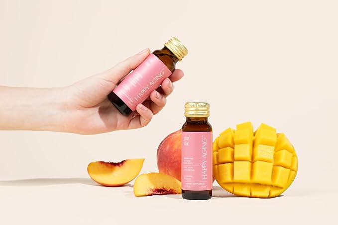 Glow Shot, 10,000mg Marine Collagen Peptides, Liposomal Delivery, Promotes Skin Hydration, Elasticity & Radiance, Supports Hair & Nails, Ready-to-Drink, No Sugar, Non-GMO, 30 Shots