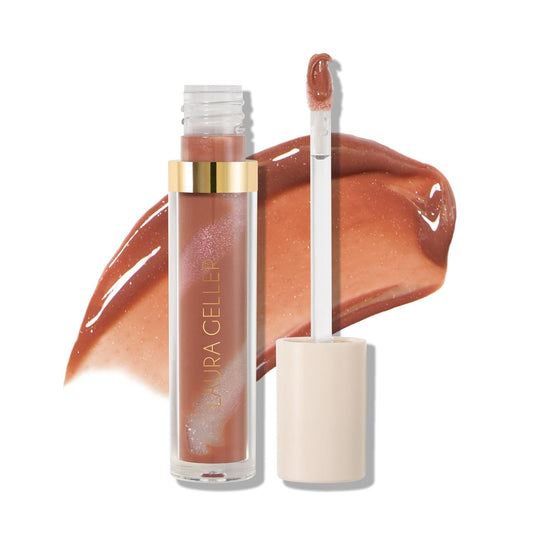 LAURA GELLER NEW YORK Italian Marble Glossy Lip Tint - Moisturizing Lip Gloss - Enriched with Shea, Mango and Cocoa Butters (03 Summer Paloma)