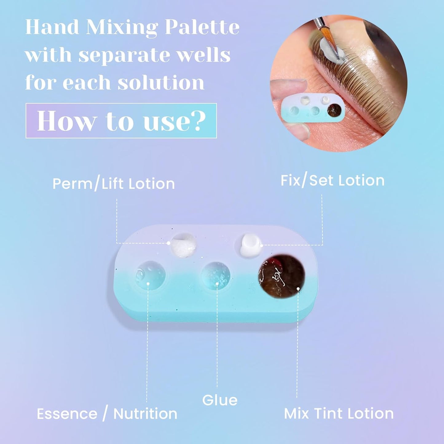 Lash Lift and Color Kit, Eyelash Perm with Lash Curls & Vibrant Black Color, Salon-Quality Results for Women Beginner Salon Use - with Lash Lift Glue